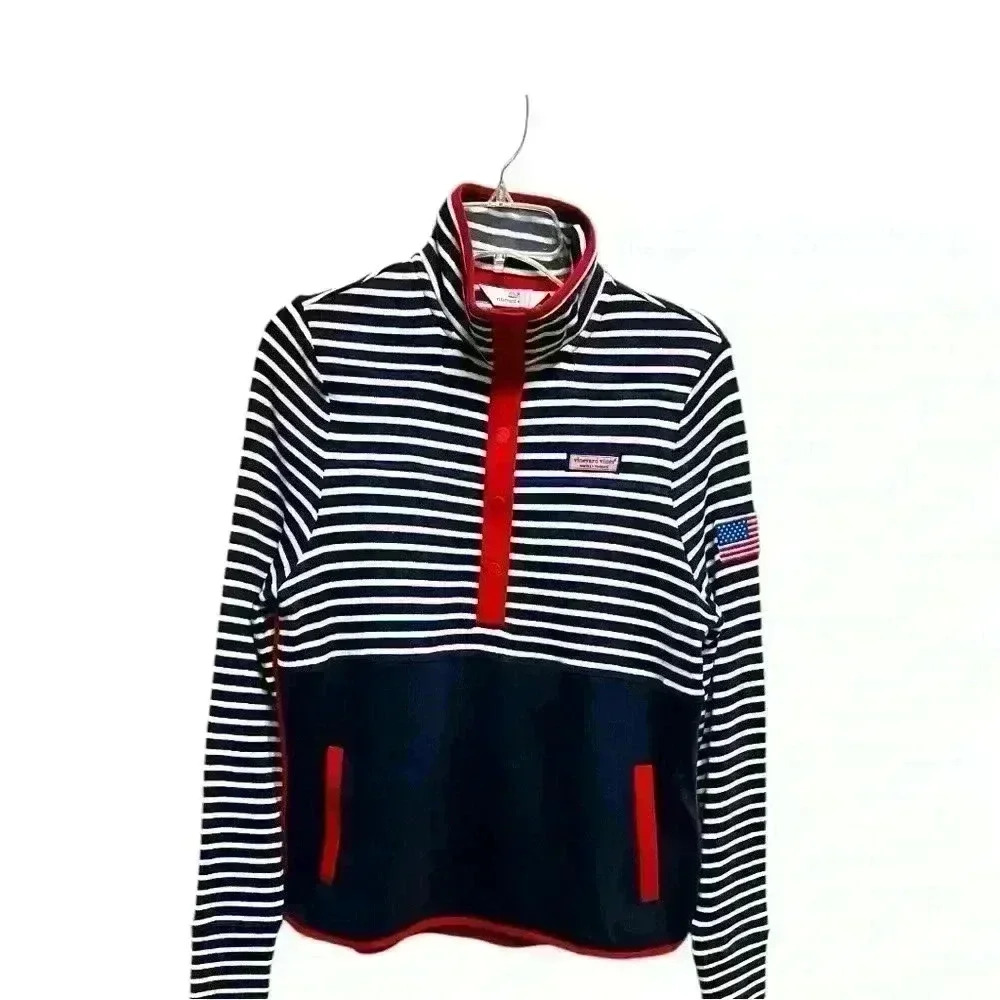 Vineyard Vines  Snap-Placard Americana Shep Shirt.  New WithTags. Women’s MEDIUM